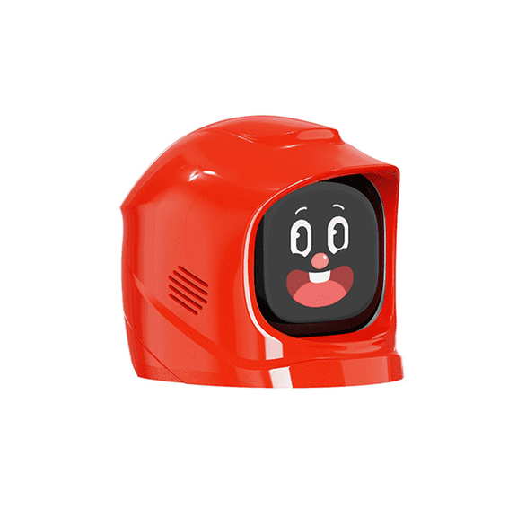 Car-Mounted Intelligent Electronic Pet Companion with 60+ Expressions, Smart Interactive Dashboard Buddy, Expressive Animated LED Display & Motion Sensor, Car Dash Robot - Red