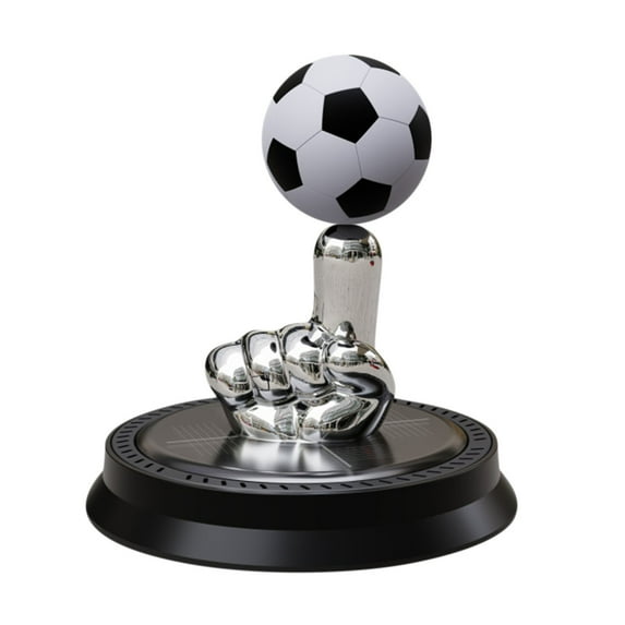Car Mounted Solar Floating Football Perfume Diffuser, 10ml Fragrance Oil, Solar Powered Car Air Freshener Accessory, Decorative Football Scented Diffuser for Car