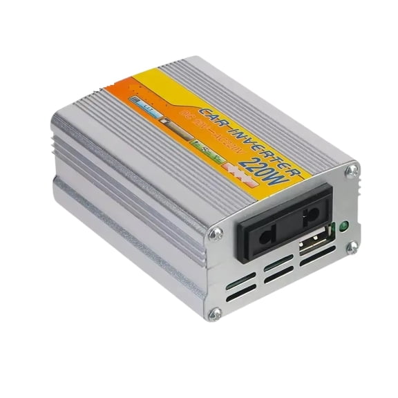 Car Mounted Solar Inverter 220W Power Inverter DC 12V To AC 220
