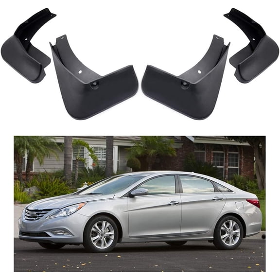 Car Mudguard Fender Mud Flaps Splash Guards Compatible with Hyundai Sonata 2011 2012 2013 2014