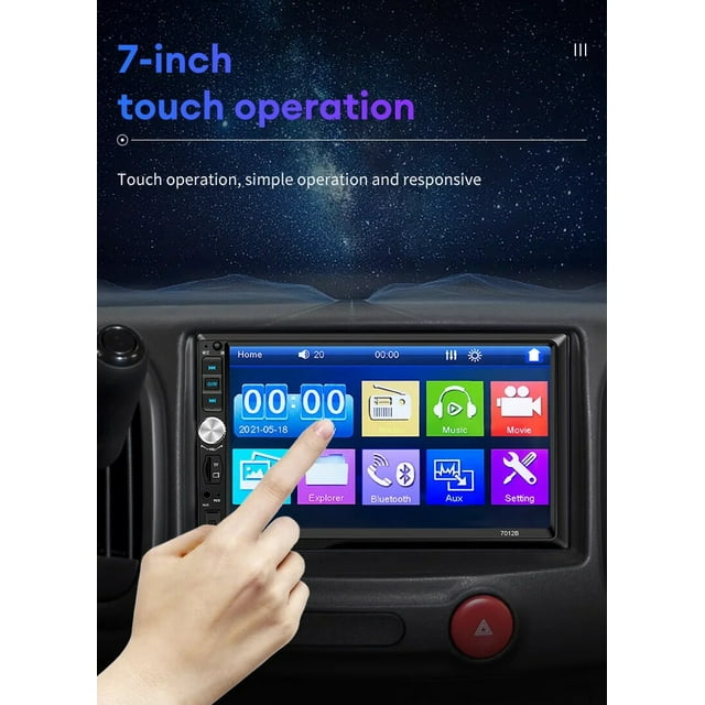 Car Multimedia Player Bluetooth 7 Inch 2 Din Car HD Radio MP4 USB/FM TF