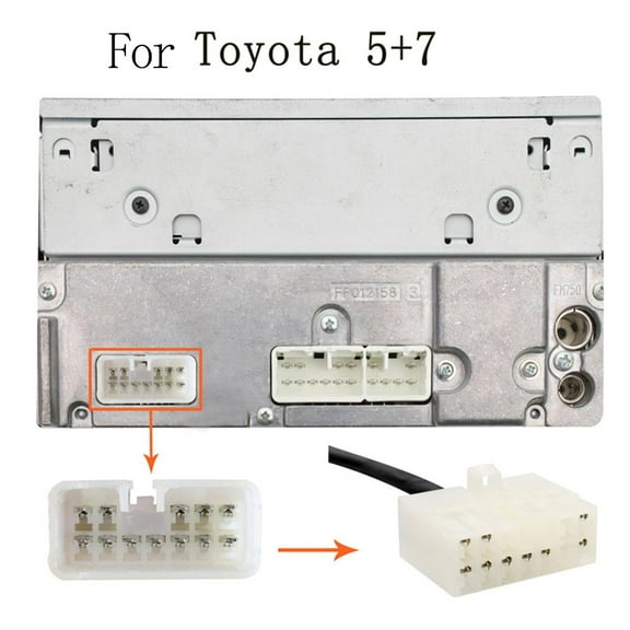 Car Music Interface Adapter Audio 3.5mm AUX Input for Toyota for Camry