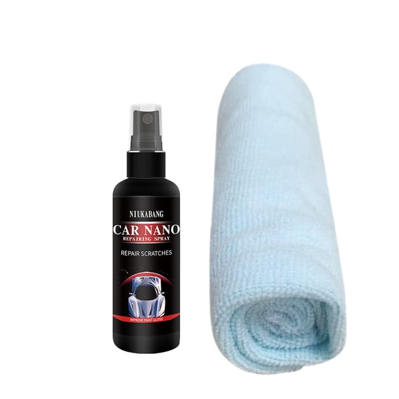 Car Nano Coating Spray, Automotive Scratch Remover, Ceramic Paint Coat Agent, Scratches Repair Polish for Cars Glass RV SUV(50 ml)