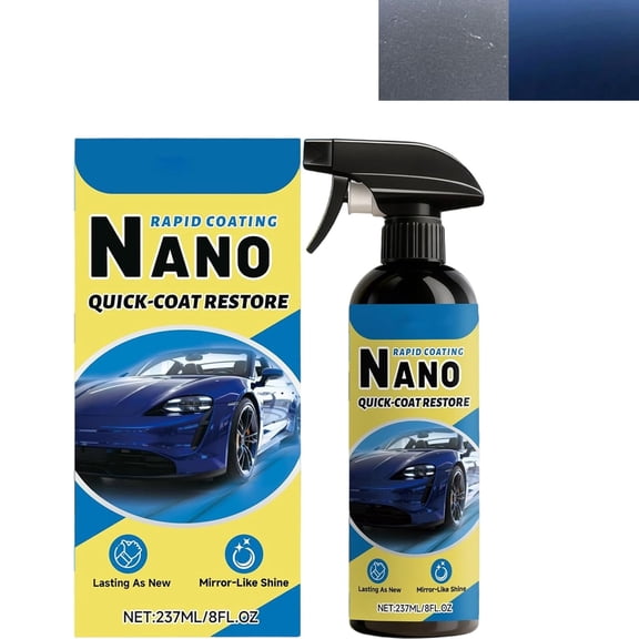 Car Nano Coating Spray - Quick Restore & Mirror Shine, High Gloss Paint Spray, Quick Effect Coating Agent for Car, Motorcycles