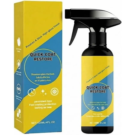 Car Nano Quick-Coat Restore-Coating Spray, 3-in-1 Car Coating Agent with Dust Proof & Glazing, Car Coating Spray for Shine & Protection