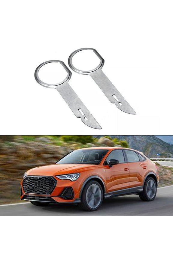 Car Navigation Cd Host Removal Radio Release Keys Din Radio Keys Easy To Use Long-Lasting Stainless Steel For Saloon