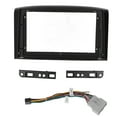 Car Navigation Panel Frame Dashboard Kit ABS Plastic Seamless