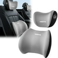 thumbnail image 1 of Car Neck And Lumbar Pillow Kit, Ergonomic Seat Support Cushion Breathable Removable Cover Adjustable Strap Design, for Driving Office Work Travel Seating Back Neck Shoulder Relief, 1 of 6