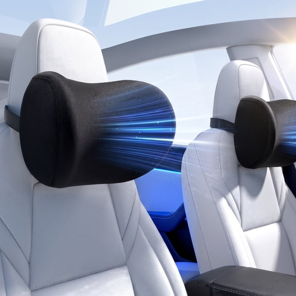 Car Neck Pillow 2 Pack Ultra Comfortable Neck Pillow for Driving, Soft Car Headrest Pillow Like Clouds, Supportive Travel Pillow for Driving, Commuting, Traveling