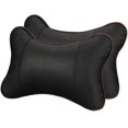 thumbnail image 1 of Car Neck Pillow Breathable Auto Head Neck Rest Cushion Relax Neck Support Headrest Comfortable Soft Pillows for Travel Car Seat & Home, Set of 2[Black], 1 of 8