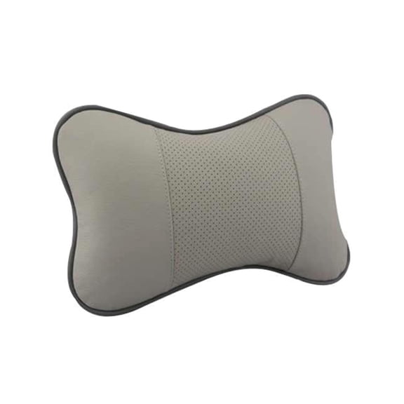 Car Neck Pillow Pu Leather Headrest Fit for Most Car Heatrests Pillow Travel Pillows for Home & Office Chair