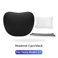 thumbnail image 1 of Car Neck Pillow TSL Headrest Lumbar Support High Quality Leather Car Seat Accessories, 1 of 10
