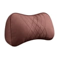 thumbnail image 1 of Car Neck Pillow with Embroidered, Cars Seat Back Cervical Neck Support Pillow, for Travel Driving Pain Relief (Coffee), 1 of 6
