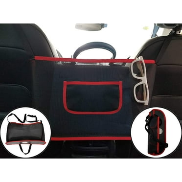 Back Rear Trunk Seat Storage Bag Car Trunk Storage Mesh Auto Organizer Double-deck Elastic