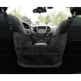 thumbnail image 1 of Car Net Pocket for Purses & Bags - Front Seat Mesh Organizer, Driver Storage Netting Pouch, Handbag Holder Attaches to Headrest(Update Black), 1 of 6