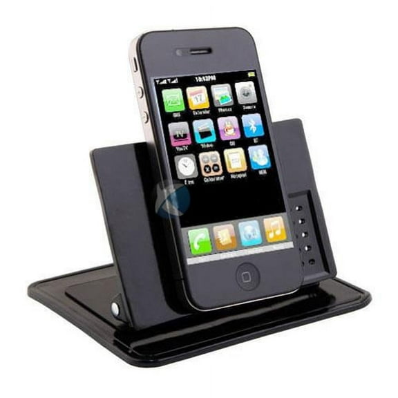 Car Non-Slip Dash-board Holder Stand Mount Desktop Phone Dock Cradle Black L2B for Coolpad Canvas, Catalyst, Defiant - Doro Doro 824 SmartEasy - HTC Desire 512 526 530 555 610 612 626s 816 EYE, One A9