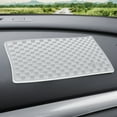 thumbnail image 1 of Car Non Slip Pad High Temperature Resistant, Usupdd Clear Polyurethane Dashboard Mat for Car Phone Center Console, 11x7 Inch Anti Slip Storage Pad for Car Interior Decoration, 1 of 6