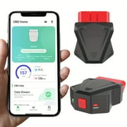 سيارة OBD2 الماسح الضوئي، بلوتوث قارئ رمز السيارة & أدوات المسح لدائرة الرقابة الداخلية & الروبوت، لاسلكية السيارات التشخيص أداة المسح الضوئي لفحص المحرك & إصلاح جميع معظم السيارات & المركبات، بلوتوث 5.4