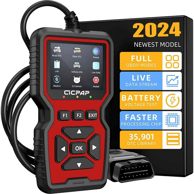 Car OBD2 Scanner Diagnostic Tool Comprehensive Car Code Reader for All Cars CICPAP Engine Fault Scanner CAN Diagnostic Scan Tool for All Vehicles