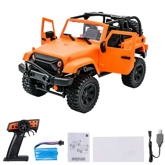 Car,Off Road Crawler With Led Vehicle Crawler With 1 14 Scale Speed Vehicle Crawler With Led Road Speed Car Off Road Speed Vehicle Car F2 1 14 1/14 Huiop Orange Convertible