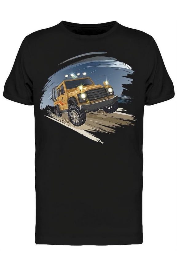 Car Off-Road T-Shirt Men -Image by Shutterstock, Male Large