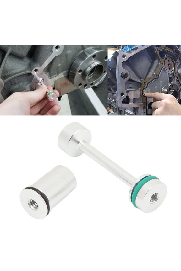 Car Oil Diverter Barbell Restrictor Galley Plug With Bypass Valve Plug Billet for Gen 3 Gen 4 Ls Engines 4.8L 5.3L 6.0L 6.2L Ls1