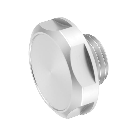 Car Oil Filler Cap Engine Modified Tank Cover Replace for Nissan Most Models Aluminum Alloy Silver Tone