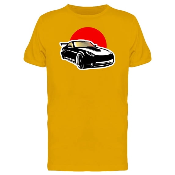 Car On A Red Circle Tee Men's -Image by Shutterstock