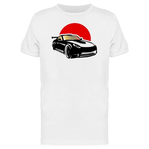 Car On A Red Circle Tee Men's -Image by Shutterstock