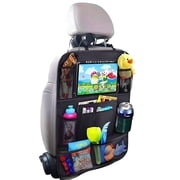 Xueyu 10 Pocket Car Backseat Organizer with Large Storage Pockets, Car Seat Organizer for Kids Toys, Travel Essentials, Universal Fit for SUVs, Minivans, Sedans, Durable and Adjustable Straps