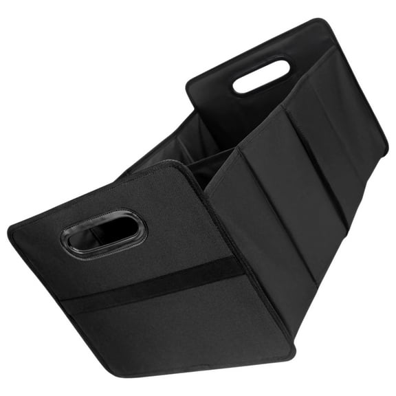 Raindrops Oxford Cloth Rectangular Organizer Black 1Pack For Car Trunk