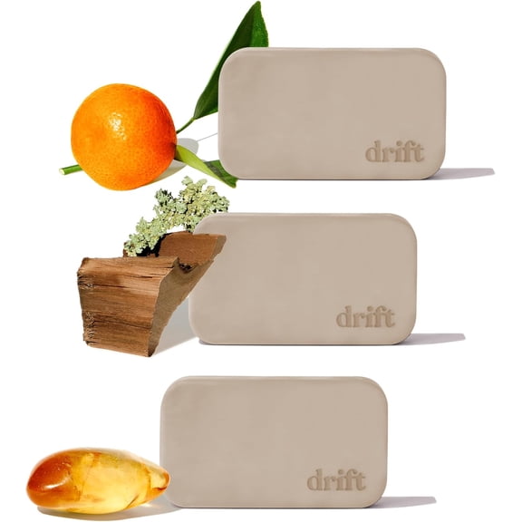 Car - The Original Stone - Car Odor Eliminator - Long Lasting Scent - Metal Clip - Essential Oils - Clean Ingredients - Variety 3 Pack Refill - NO CLIP INCLUDED