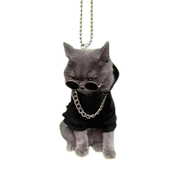 Car Ornaments Cute Cat Pendant Car Rearview Mirror Home Ideas Decoration