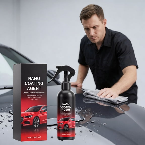 Car Paint Coating Spray 100ml Nano Sealant Gloss Enhancer Hydrophobic Protection