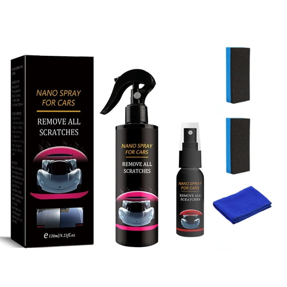 Car Paint Crystal Coating Spray, Scratch Repair Protective Sealant, Nano Gloss Enhancer, Hydrophobic Paint Protection Liquid, Automotive Ceramic Coating Spray For Long Lasting Shine