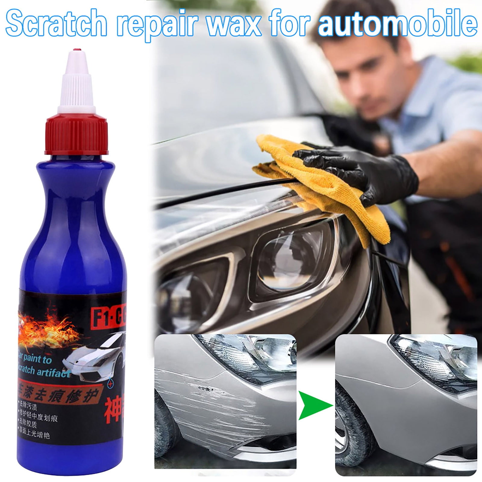 Car Paint Maintenance Wax Scratch Repair Remover Grinding Polishing ...