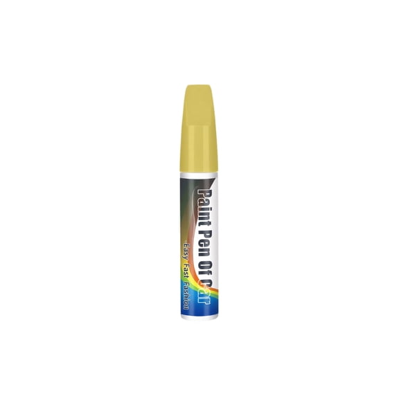 Car Paint Pen, Golden Universal Touch Up Pen, 0.4oz Capacity 1 Pack Fit for Vehicles With Pearl White Black Red Silver Blue Matching Color, Auto Paint Scratch Remover for Car Surface Scratch Repair