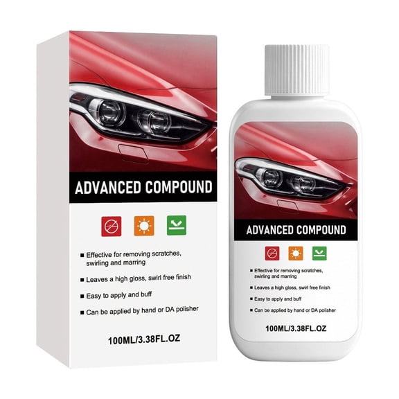 Car Paint Polishing Paste, Automotive Surface Cleaner, Mirror Gloss Enhancement Cream, Oxidation Scratch Mark Remover, Vehicle Exterior Refinishing Maintenance Solution
