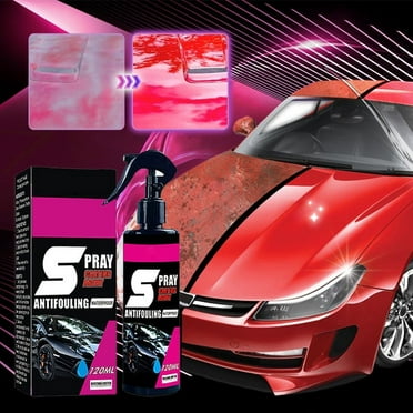 Car Paint Protection Spray 120ML - High Gloss Ceramic Coating for All Auto Surfaces - Quick Apply Hydrophobic Sealant - UV & Water Resistant - Long-Lasting Mirror Shine