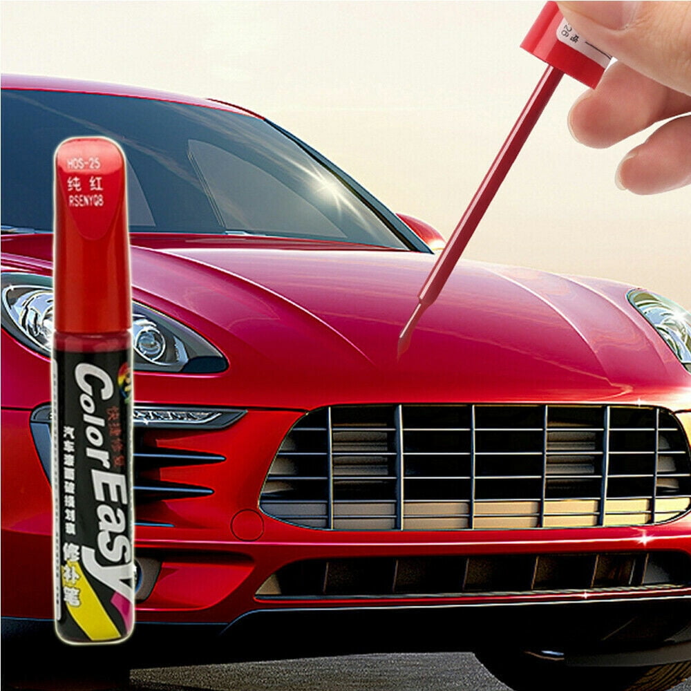 Car Paint Repair Pen Scratch Remover TouchUp Clear Coat Applicator Fix Tool Red US