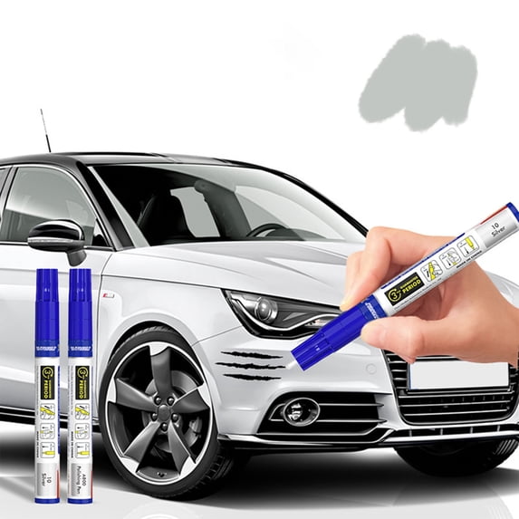 Car Paint Repair Pen Scratch Remover Touch Up Pen Coating Repair Tool Plastic, Silver