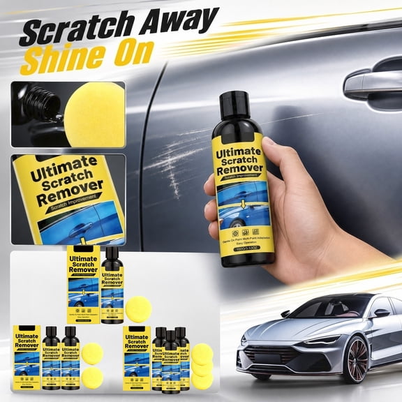 Car Paint Restorer | Paint Correction Kit for Minor Scratch Repair, Great Gift for Car Owners, Complete Car Care Kit with Applicator Sponge, 3.53 Oz, 2 Piece Set