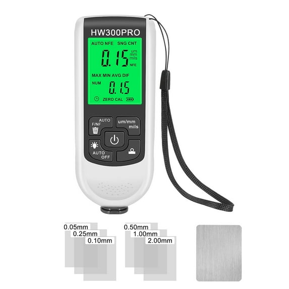 Car Paint Thickness Gauges Digital Meter Electroplate Coating Tester Detector High Contrast Thickness Measure Instrument