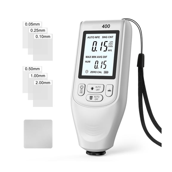 Car Paint Thickness Tester Auto Film Coating Gauge Meter Manual Tool Test Accessories for Fe/NFE ,Easy to Use