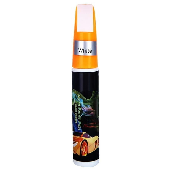Car Paint Touch Up Pen,2 In 1 Color Accurate Touch Up Paint for Cars,Automotive Scratch Repair and Swirl Remover,Fast Dry,Lasting Auto Scratch Remover,Compound for Vehicles Paint Repair(White)