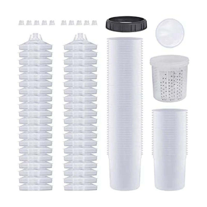 Car PaintGun Disposable Paint Mixing Cups, HVLP Paint Gun20Oz Kit Used