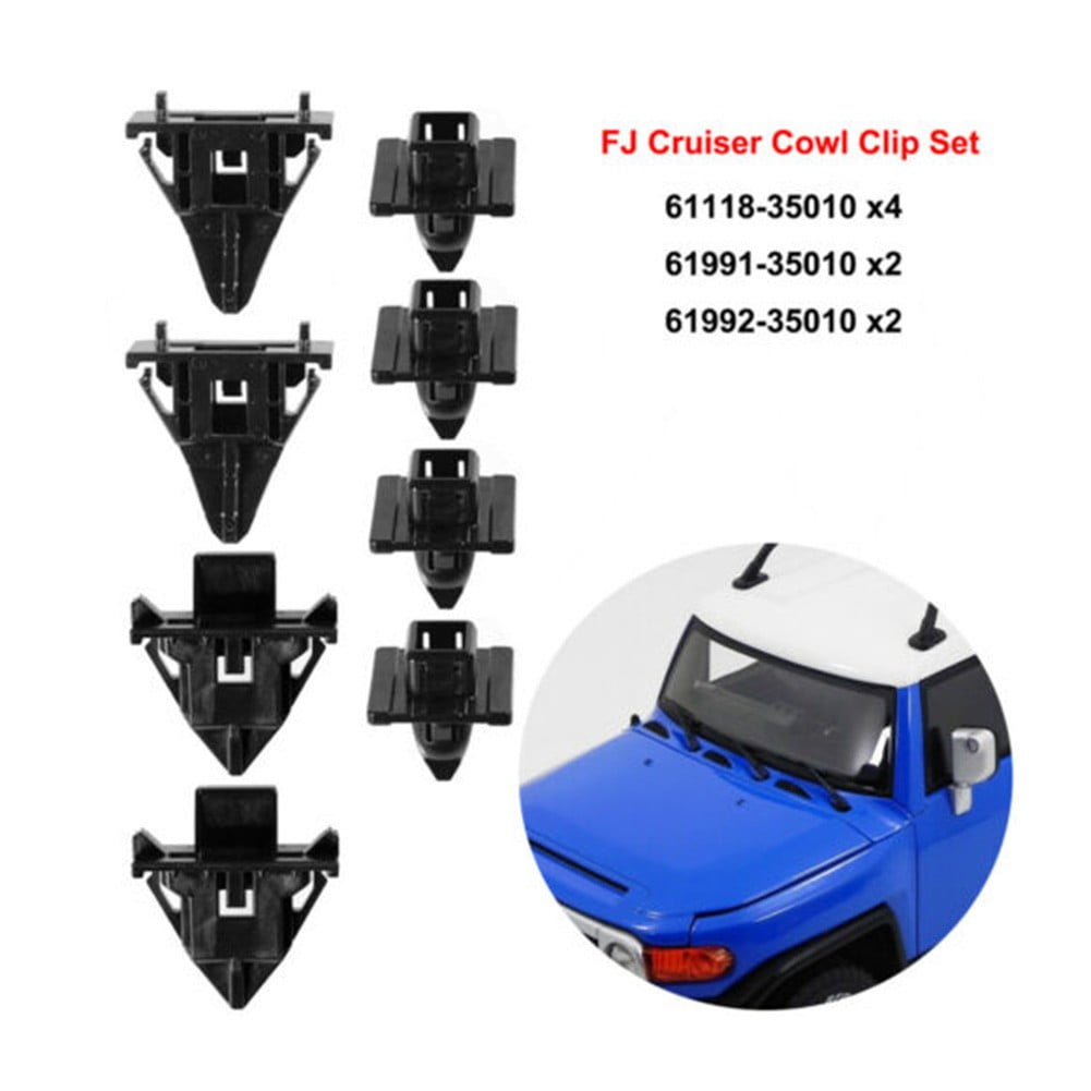 Car Panel Clips Body Retainer Fender Cowl Clip Set for Toyota Fj ...