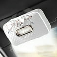 thumbnail image 1 of Car Paper Towel Box, Strap Style Sun Visor Tissue Holder, Artificial Leather, Multifunctional, Glasses Clip Included, Durable, Temperature Resistant, Easy Installation, 1 of 6