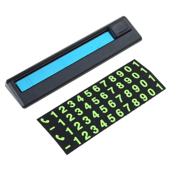 Car Parking Locator Number Display Mobile Temporary Stop Sign, Vehicle Finding Assistant, Customizable Digit Option