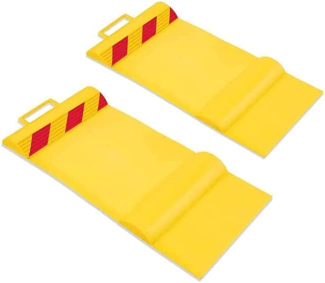 CAR PARKING MAT, Garage Wheel Stopper Parking Aid, Tire Guides For Cars